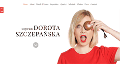 Desktop Screenshot of dorotaszczepanska.com
