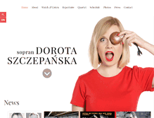 Tablet Screenshot of dorotaszczepanska.com